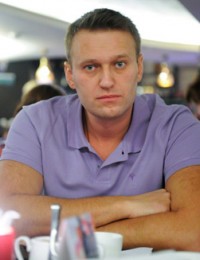 На фото Алексей Навальный