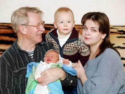 Иван Краско с семьёй