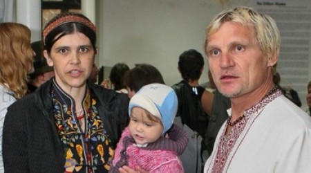 Олег Скрипка с гражданской женой Натальей Сыдь родили четверых детей