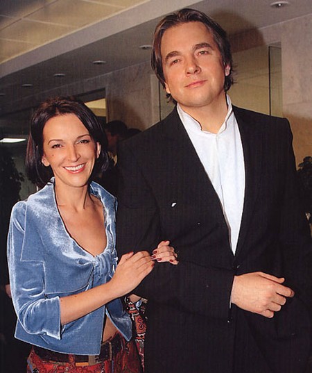Константин Эрнст с женой Ларисой Синельщиковой