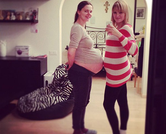 фото из Инстаграм: беременная Лиза Боярская