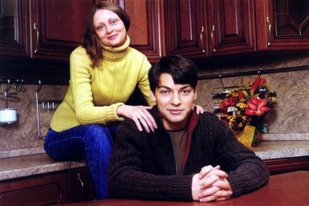 Актер Даниил Страхов с женой Марией Леоновой