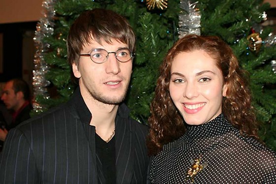 Янина Соколовская с мужем Александром Устюговым