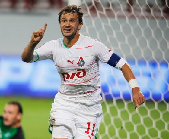 Дмитрий Сычев в разное время играл за разные футбольные клубы