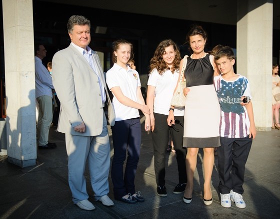 Петр Порошенко со своей большой и дружной семьей