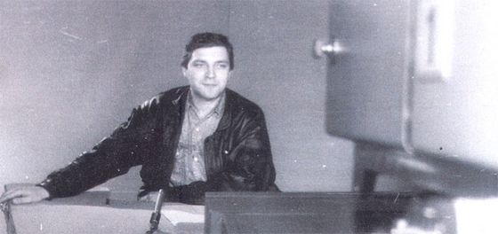Журналист Александр Невзоров в молодости