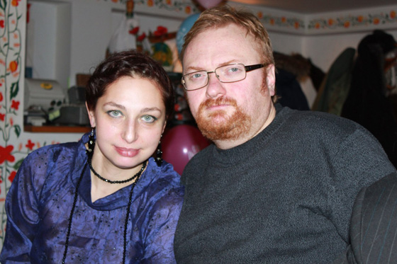 Виталий Милонов с женой Евой