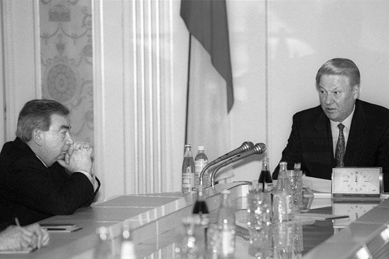 Евгений Примаков и Борис Ельцин