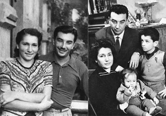 Семья Евгения Примакова: жена Лаура, сын Саша и дочерь Нана